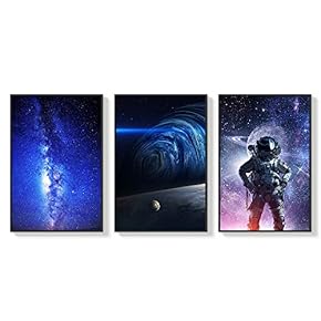 Framed for Living Room Bedroom Astronaut in Space...