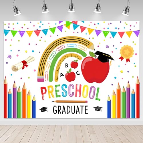 Mocsicka Preschool Graduate Backdrop Class of