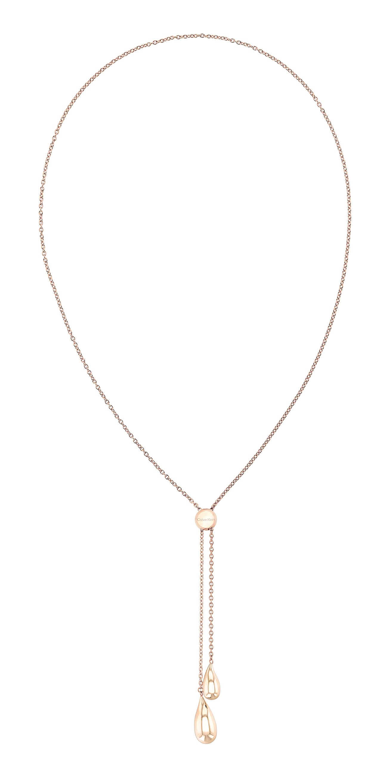 Calvin Klein Women's SCULPTURED DROPS Collection Pendant Necklace - 35000088