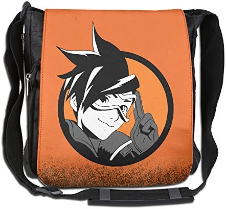Overwatch Tracer Spray Cross Body Messenger Bag Adjustable Strap