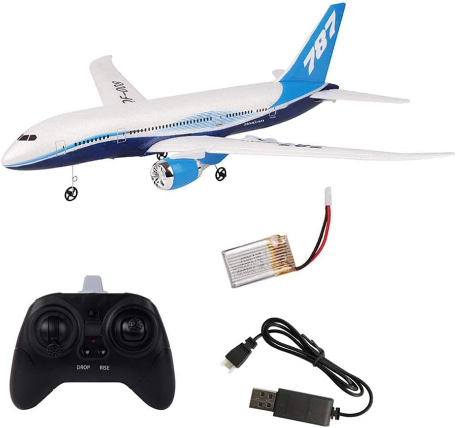 2.4GHz 3 Channel Remote Control Airplane, Remote Control Plane Outdoor Toys Drone Hobby Flying Aircraft for Outdoors (787)