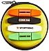 Tennis Vibration Dampener in Funny Zipper Gift Pack (Pack of 4). Best Shock Absorber for Your Racket and Strings