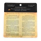 LDS Priesthood Ordinance Pocket Card - Naming & Blessing Children, Baptizing, Confirming, Consecrating Oil, Anointing the Sick, Sealing the Anointing & Dedicating Graves - P45001