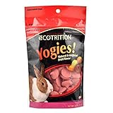 eCOTRITION Yogies Rabbit Treats, Fruit Flavor, 3.5-Ounce