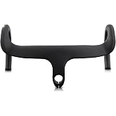 RXL SL carbon handlebars road bike integrated bar and stem 28.6mm | carbon handlebar internal cable routin 28.6mm 11/8 gravel bike handlebars carbon fiber road bike handlebars 3K matte 420*90mm
