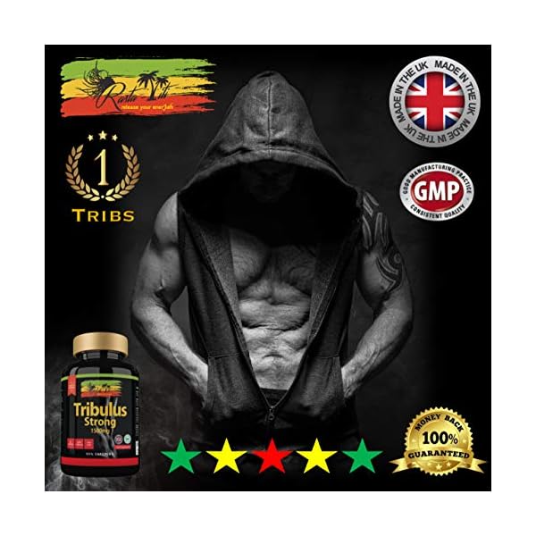 Tribulus-Terrestris-Strong-capsules-Maximum-SAFE-95-Saponins-with-High-Potency-1500-mg-per-tablet-Muscle-Growth-Mass-Strength-Stamina-Supplements-for-Men-Made-in-the-UK-GMP-Certified Tribulus Terrestris Strong Capsules | High Strength Muscle Mass Supplements for Men | Maximum SAFE 95% Saponins Per…