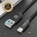 【2 Pack】INIU USB Type C Cable 3.3ft Fast Charging Cable with Organizing Strap Nylon Braided Aluminum Connector Durable Charging Cord for Samsung Note 8 Galaxy S8 Plus Pixel OnePlus LG and More