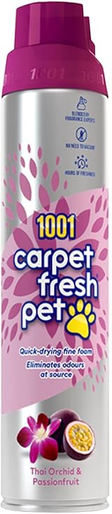 1001 Carpet Fresh Pet Thai Orchid & Passionfruit 6x300ml Aerosol view 2