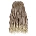 morvally Long Curly Golden Brown Beard Wig for Adult Men Cosplay Costume Halloween Anime Party