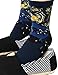 OSABASA Womens 4 Pairs Fashion Cotton Crew Socks Famous Collection Painting (KWMS027-4SET, shoe size 8-11)