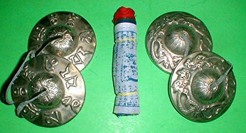Tingsha (2 sets) small 2" D Tibet plus bonus