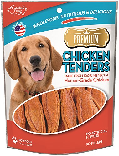 Carolina Prime Chicken Tenders Dog Treats (5-Ounce Bag, 1 Pack)