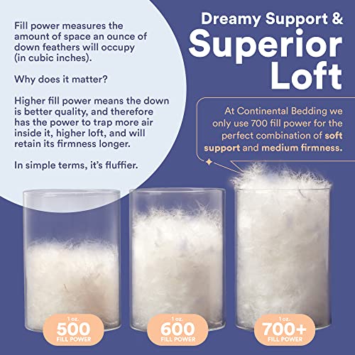 Ultimate Comfort with Superior 700 Fill Power Hungarian White Goose