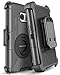BENTOBEN Case for Galaxy S7 , Case for S7, 4in1 Hybrid Shockproof Heavy Duty Rugged Full Body Protective Cover Built-in Rotating Kickstand Swivel Belt Clip Holster Case for Samsung Galaxy S7- Black