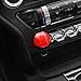Voodonala Red Engine Start/Stop Button Center Console Dashboard Switch Cover Trim for Ford Mustang 2015 2016 2017