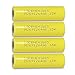 4 LG HE4 18650 2500mAh 20A 3.7v Rechargeable Flat Top Batteries