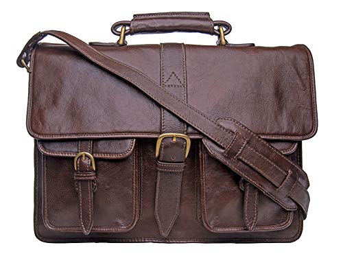 Marina Hideside Bags Hidesign 18 Ltrs Brown Laptop Bag Safari