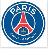 CafePress Paris Saint Germain Square Car Magnet 3 X 3 Square Car Magnet, Magnetic Bumper Display