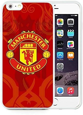 iPhone 6 Plus Case,Manchester United 6 White Case for iPhone 6S Plus 5.5 Inches,TPU Cover