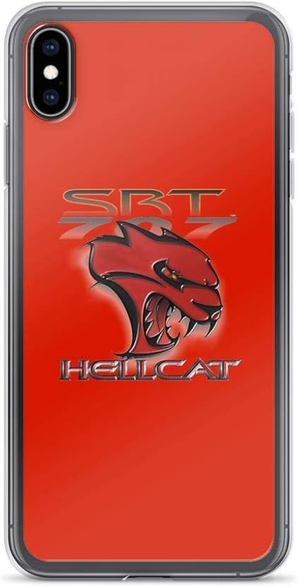 Quannaus Phone Cases Compatible for iPhone 7 Plus/8 Plus Case Pure Clear Anti-Scratch Shock Absorption Cover Hellcat Mod. 1 Redline