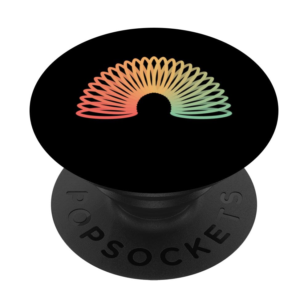 Rainbow Slinky Spring Toys Vintage since 1940s Nostalgia PopSockets Swappable PopGrip