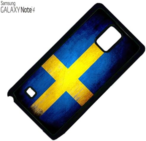 Sweden Flag Samsung Note 4 PLASTIC cell phone Case / Cover Great Gift Idea