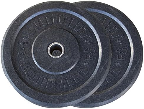 45lb Wright USA AMP Bumper Plates Pair
