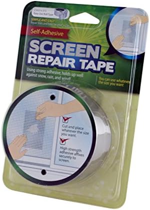 JIBWindow Screen Repair Tape- Repair Tears & Holes in Your Screen 2" x 3'