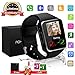 Bluetooth Smart Watch Touchscreen with Camera,Unlocked Watch Cell Phone with Sim Card Slot,Smart Wrist Watch,Waterproof Smartwatch Phone for Android Samsung IOS Iphone 7 6S Men Women Kids