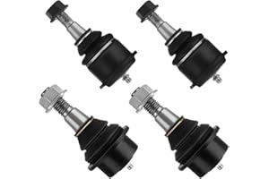SCITOO 4pcs Front Suspension Kit Lower Upper Ball Joint Fit 1999-2007 For Chevy Silverado 1500 4WD 2003-2005 Silverado 1500 AWD 2004-2007 Silverado 1500 RWD 2000-2006 Tahoe
