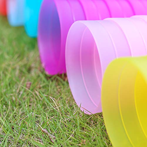 AOYITE Reusable Plastic Cups 22 oz - Unbreakable Hard Kids Cups - BPA Free Dishwasher Safe Drinking Cup set of 12 - Stackable Water Tumblers for Kitchen Camping Party Outdoor - Image 7