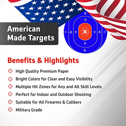 EasyShot Shooting Target StickersAdhesive Gun Targets for Shooting