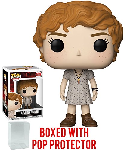 Funko Pop! Movies: Stephen King s It - Beverly Marsh with Key Necklace Vinyl Figure (Bundled with Pop Box Protector Case)