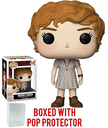 Funko Pop! Movies: Stephen King's It - Beverly Marsh with Key Necklace Vinyl Figure (Bundled with Pop Box Protector Case)