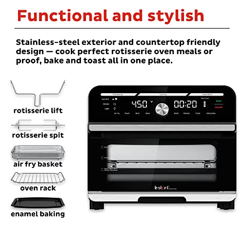 Instant Omni Plus Air Fryer, Rotisserie and Convection Oven, Dehydrat, Roast, Broil, Bake, Toast