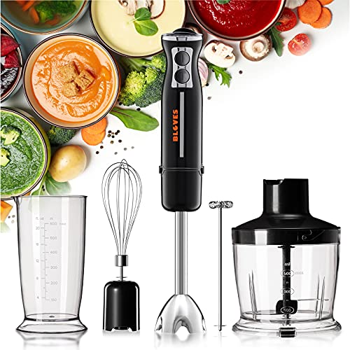 Immersion Blender, Hand Blender for Baby Food Puree Soup Smoothie, 800W
