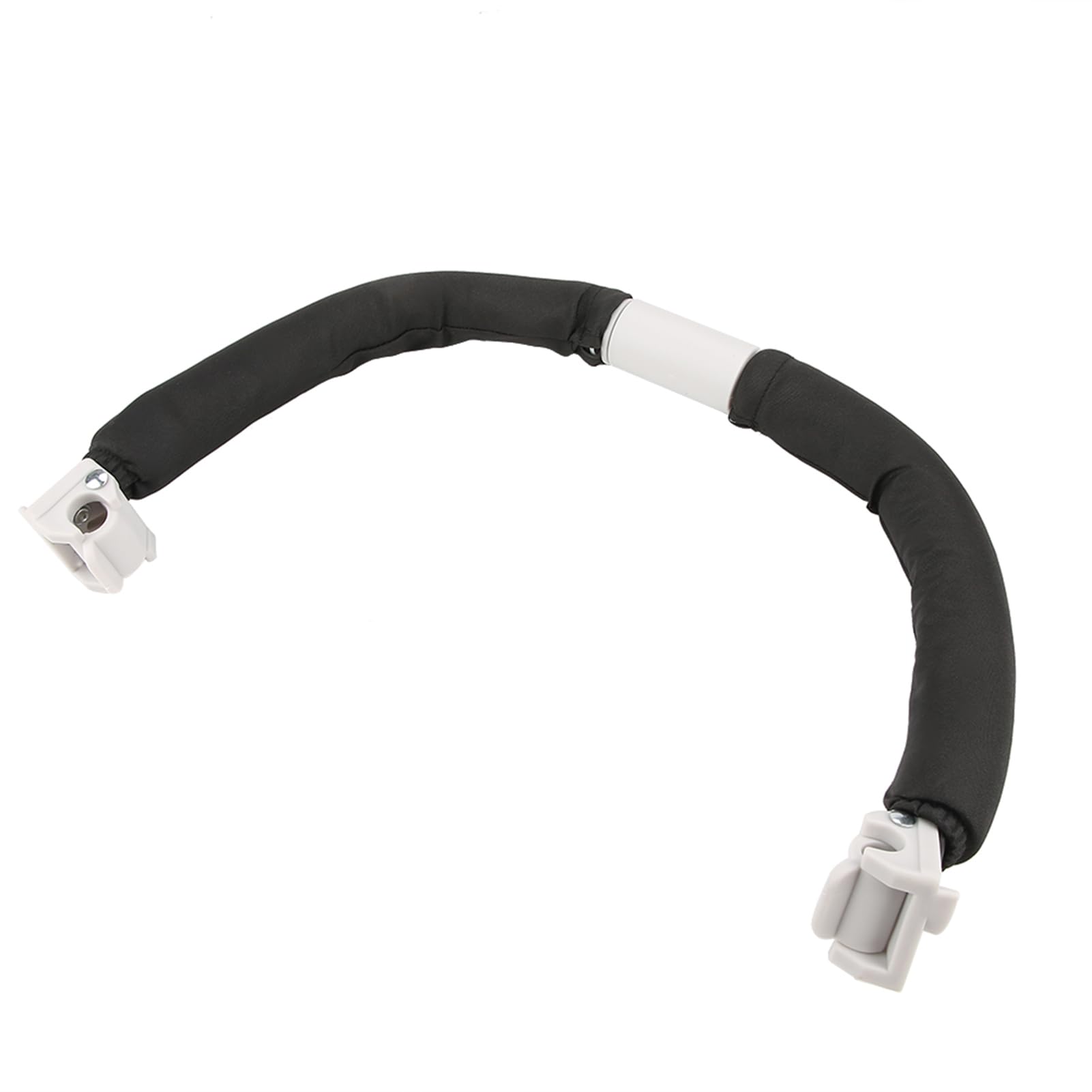 Adjustable Baby Stroller Handle Handlebar Safe Armrest Bumper Bar for Baby Stroller Black Green(Black)