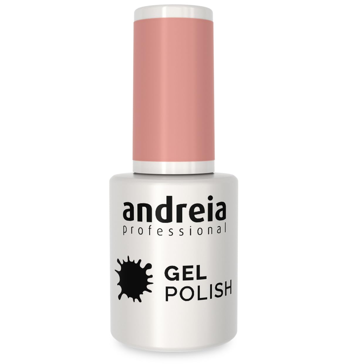 Andreia Semi-Permanent Nail Gel Polish for UV/LED Lamp - Intense Shine and 4 weeks Lasting Manicure Nail Gel Varnish - Colour 220 Nude Pink 10.5 ml