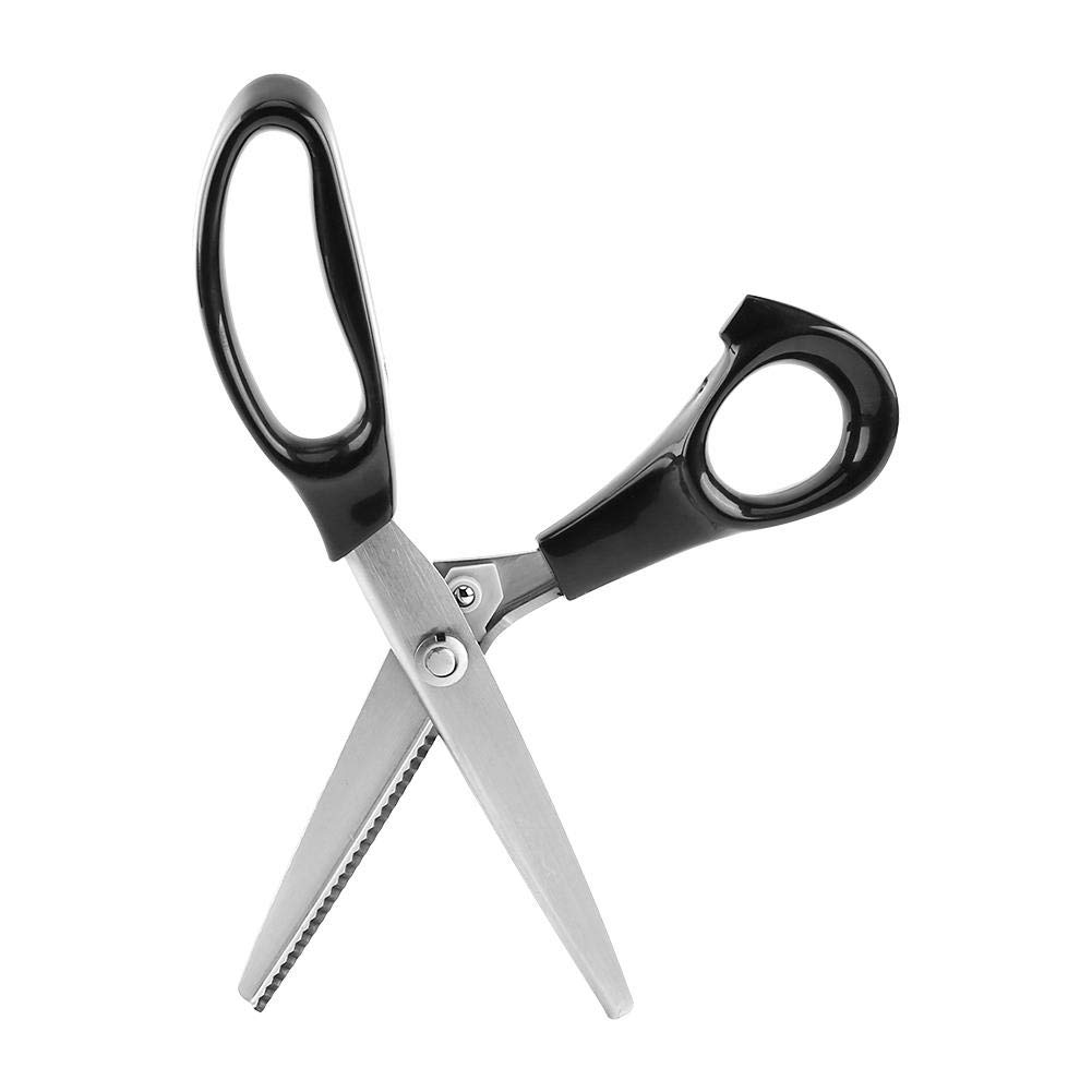 Fabric Lace Triangle Scissors, Comfort Grips Professional Dressmaking Pinking Shears Crafts Cut Scissors Sewing Scissors, Professional Handheld Dressmaking(3mm)