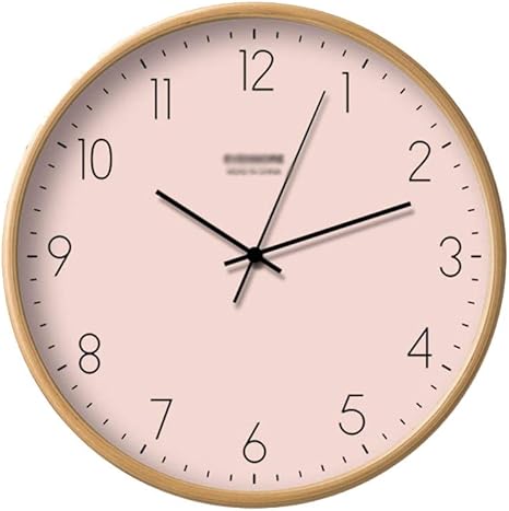 Amazon Co Jp Xzgang キャンディ色の壁時計 アラビア数字の黒いポインタウォールクロックベッドルーム壁掛け時計壁掛け時計書店 12 14インチ 人生の場所を判断する Color Pink Size 30 30cm ホーム キッチン