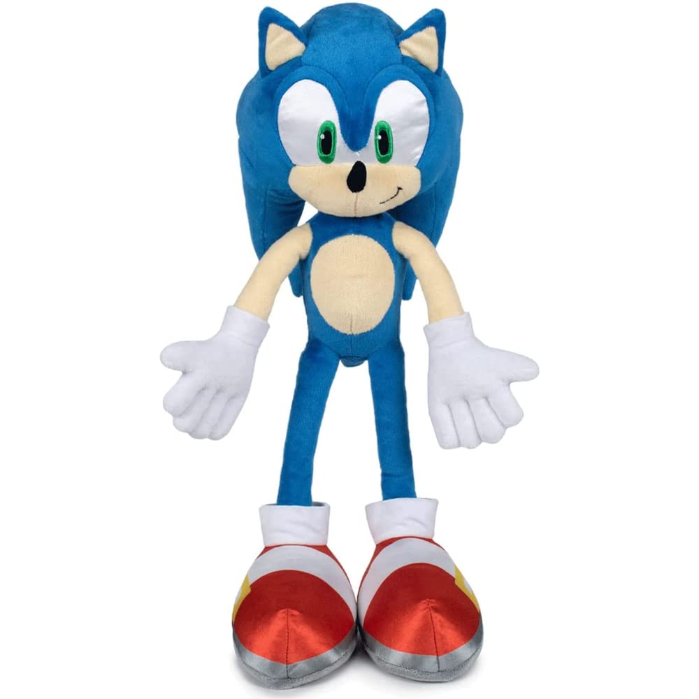 CARTOON Sonic Plush Toy Supersonic Hedgehog 35cm Plush Toy for Kids