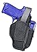 Uncle Mike's Kodra Nylon Ambidextrous Sidekick Hip Holster (Size 36, Black)