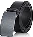 Marino Men's Jeans Plaque Genuine Leather Belt, 1.5