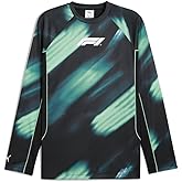PUMA Mens Formula 1 75 Years Short Sleeve Motorsport Jersey Casual - Green