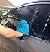 AllGuard Microfiber Car Wash Mitt – Double-Sided Car Washing Mitts for Interior & Exterior Vehicle Washing & Dusting, Lint-Free, Scratch-Free Chenille Wash Glove, High Absorption Capacity – 2 Pack