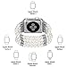Digit Life Watch Band for Apple Watch 42mm Series 2 and Series 3,Fashion Handmade Beaded Elastic Stretch Faux Pearl Bracelet Replacement iWatch Band for Women and Girls.(White)