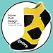 Compression Running Socks, Reinsforced Arch Supoort, pressure dispersing heal, enhanced stabillty of ankles, Ideal for running, cycling, any type of sports ... Yellow, M/L
