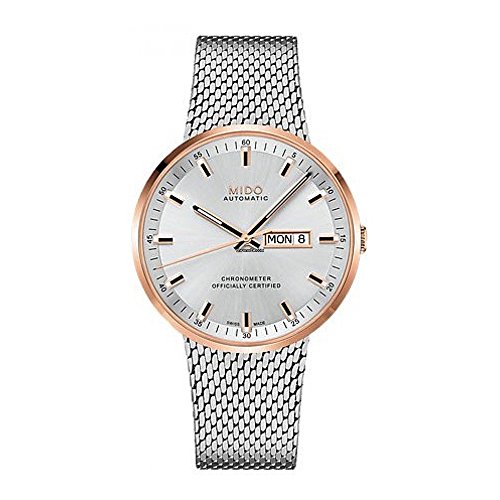 Mido commander ii automatic silver dial mens watch m031.631.21.03…