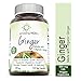 Amazing India Ginger (Made with Organic Ginger) 500 Mg, 120 Veggie Capsules (Non-GMO) - Helps Soothe Upset Stomach - Supports Digestive Health - Promotes Overall Health & Well-Being*