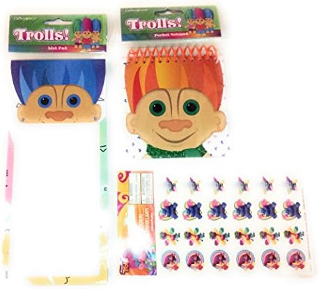 Trolls Pad and Sticker Set